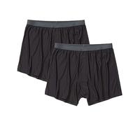 ExOfficio Give-N-Go 2.0 Lot de 2 Boxers Standard pour Homme, Noir, Taille L