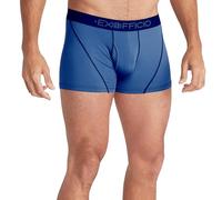 ExOfficio Give-n-go Sport 2.0 Boxer Brief 3" Boxeur ajusté, Lagon/Bleu Acier, M Homme