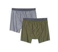 ExOfficio Lot de 2 Boxers Give-N-Go 2.0 pour Homme - Respirants, durables, faciles d'entretien, Acier Onyx/Nori, X-Large