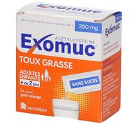 Exomuc® Acétylcystéine 200 mg Sachet(S) 24 pc(s)