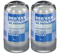 EXOPHARM DEO’EXO CRISTAL D'ALUN DE POTASSIUM Roll-On 2x60 g