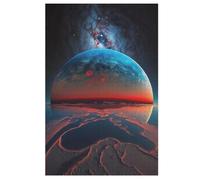 ExoPlanète Kepler Puzzles Adultes 1000 Pièces en Bois, Jouet De Puzzle De Défi De Cerveau pour des Enfants, D’Intelligence 78×53cm