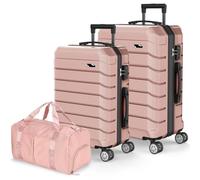 ExoRoute Lot de 3 valises rigides avec roues rotatives, légères et durables pour voyage | Serrure TSA, ensemble de valises extensibles pour homme et femme (50,8 x 66 cm), RPSE GOK, Grand, Valise