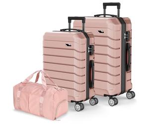 ExoRoute Lot de 3 valises rigides avec roues rotatives, légères et durables pour voyage | Serrure TSA, ensemble de valises extensibles pour homme et femme (50,8 x 66 cm), RPSE GOK, Grand, Valise