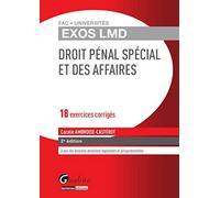 Exos LMD - Droit pénal spécial et des affaires, 2ème édition