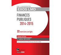 Exos LMD - Finances publiques, 2ème Ed