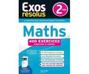 Exos Résolus - Maths 2nde - Lydia Misset-Rocherolle - Hachette Education - broché - Scolaire / Universitaire