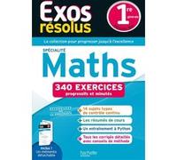 Exos résolus spécialité Maths 1re