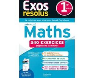 Exos résolus spécialité Maths 1re Claudine Renard (Auteur), Geneviève Guillaumin (Auteur)