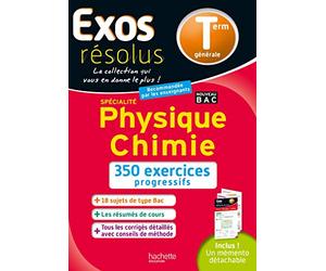 Exos Résolus Spécialité Physique Chimie Terminale