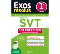 Exos résolus spécialité SVT 1re - Patrice Delguel - Hachette Education - broché - Scolaire / Universitaire