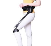 Exosquelette - Aide à la marche électrique, aide à la marche à mobilité réglable pour adultes et personnes âgées, légère et portable (LED gauche S)