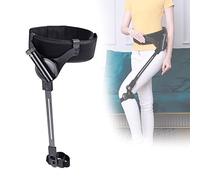 Exosquelette - Aide à la marche électrique pour personnes handicapées et personnes âgées, équipement de rééducation assistée des membres inférieurs réglables, déambulateur droit léger (droite M)