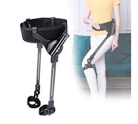 Exosquelette - Aide à la marche électrique pour personnes handicapées et personnes âgées, équipement de rééducation assistée des membres inférieurs réglables, déambulateur droit léger (deux jambes L)