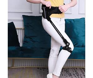 exosquelette d'aide à la marche, Équipement de rééducation for hémiplégie après un AVC, adapté aux personnes âgées, à mobilité réduite et randonneurs longue distance(Right Leg,L)