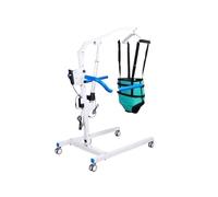 Exosquelette Machine de transfert pour patient alité, chaise de transfert multifonctionnelle pour soins infirmiers, avec élévateur et levier de vitesse réglables, déambulateur pliable pour adultes