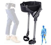 Exosquelette Pour La Marche,Aide à La Marche Bionic Body Power Aides à La Marche, EntraîNement à La RééDucation Des Jambes,3 Niveaux De Force RéGlable (Les deux jambes, M)