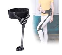 Exosquelette Power Aide à la marche, pour personnes handicapées et personnes âgées, équipement de rééducation assistée des membres inférieurs réglables, déambulateur droit léger (gauche S)