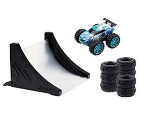 Exost Jump - 1 Mini Voiture et Accessoires - Jouet à Collectionner - Véhicule à Friction