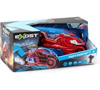 Exost-Moto Télécommandée Motodrift X-Led-2.4Ghz ¿Rouge-23 Cm