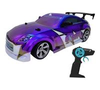 Silverlit Voiture télécommandée Shiny Flash Holographique – Effets lumineux, 2,4 GHz – Rose