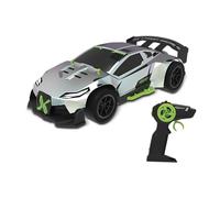 EXOST - Voiture télécommandée - Métal Chrome - Moderne et Design - LED intégré - Vitesse Maximum de 15 km/h - Possibilité de Jouer à Plusieurs - 2.4Ghz - A partir de 5 Ans - 54022