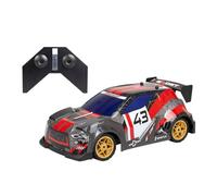 Exost - Voiture Télécommandée Rally XTR - Vitesse 20 km/h - 1:14ème - Direction Dynamique - 2,4 GHz, Portée 25m - Batterie Rechargeable USB - Jouet RC Intérieur/Extérieur Enfant dès 8 Ans