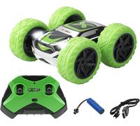 Exost Voiture Télécommandée Tout-Terrain 360 Cross-Batterie Rechargeable-Conduite Sur 2 Faces À 360°+Phares Led-Vitesse : 12Km/H-Jouet Pour Enfants Dès 5 Ans