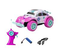Exost Voiture Télécommandée Tout-Terrain - Pixie Rose - La Plus Coquette des Voitures inspiré de la Coccinelle - Vitesse : 12km/h - Batterie Incluse - RC pour Enfant - Dès 5 Ans - 54756