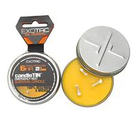 Exotac Candletin Bougie d'urgence pour homme Argenté Taille S
