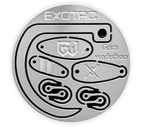 Exotac ReelKIT Inserts d'outils de survie empilables, transformez votre moulinet de poche xREEL en un kit d'approvisionnement alimentaire, choisissez parmi les ensembles de pêche au gaff, de chasse et