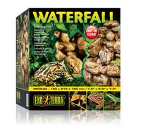 Exoterra Chute D'Eau Kieselsteindesign pour Reptiles + Amphibiens Médium Avec