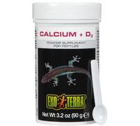 Calcium+D3 Poudre Supplément pour Reptiles 95ml (90 G)