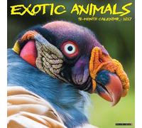 Willow Creek Press, Calendrier mural 2027 Animaux exotiques