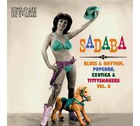 Various Artists Exotic Blues & Rhythm: Sadaba Blues & Rhythm, Popcorn, (Vinyl)