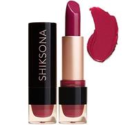 Exotic Entrepreneur | Rouge à lèvres végétalien, crémeux, couverture complète dans un ton prune vif et intemporel