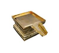 Exotic India Abhishek Patra en laiton pour Shivlingam pour Shivratri Pooja et tous les rituels traditionnels hindous puja de Pooja