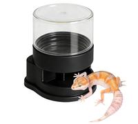 Exotic Pet Fountain, Reptile Water Dispenser Bowl, with 5.4cm Terrarium Drinking System with Gentle Flow Feature, Stable Enclosure Water Station, for Lizard Turtle Gecko Drinking Accessory Habitat Use