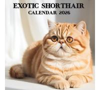 Exotic Shorthair Cat Calendar 2026: Adorable & Ultra-Realistic Cat Photography