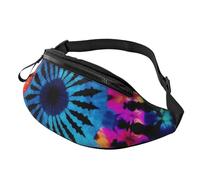 Exotic Tribe Sac banane style tie and dye pour homme et femme Sac banane étanche pour le sport