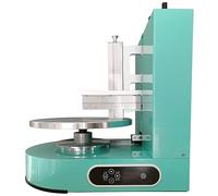 ExoticaBlend Automatique D'épandeur Décoration Crème Niveleur, Réglable Gâteau Grattoir Crème Spatule Outil De Cuisson Edges Lisseur Machine Glaçage Gâteau d'anniversaire,Green