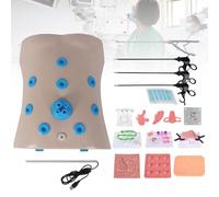 ExoticaBlend Boîte-Simulateur d'Entraînement Laparoscopique - Kit Complet avec 14 Modules de Formation et 4 Instruments Chirurgicaux
