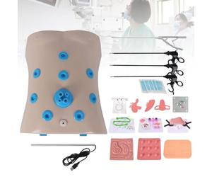 ExoticaBlend Boîte-Simulateur d'Entraînement Laparoscopique - Kit Complet avec 14 Modules de Formation et 4 Instruments Chirurgicaux