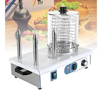 ExoticaBlend Cuiseur-Vapeur pour Hot-Dogs et Sandwichs, Machine Électrique à Saucisses avec 3 ou 4 Rouleaux Chauffants, Appareil de Cuisson pour Saucisses à la Vapeur 3Stick