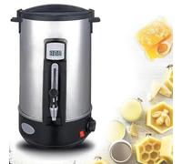 ExoticaBlend Fondoir de Cire pour la Fabrication de Bougies, 8L/10,8L/12L/16L/20L/30L/35L, Pot de Fusion de Cire de Bougie, Chauffe-Cire Électrique Professionnel en Acier Inoxydable,35L