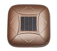 ExoticaBlend Housse De Voiture Intelligente à énergie Solaire avec Télécommande, Housse Rétractable Automatique, Protection Extérieure Intégrale, Protection Toutes Saisons Champagne-2L