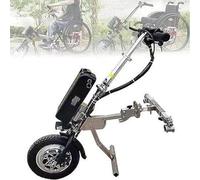 ExoticaBlend Kit motorisation Fauteuil Roulant, Marche arrière,autonomie de 65km,Roues de 12'',écran LCD,Dispositif Traction Fauteuil Roulant,A