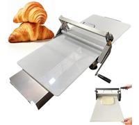 ExoticaBlend Laminoir à Pâte Manuel Professionnel,Machine à Pâte Feuilletée,avec Niveaux D'épaisseur Réglable,pour Croissants, Pizza & Pâtes,Surface Antiadhésive en PP Alimentaire A