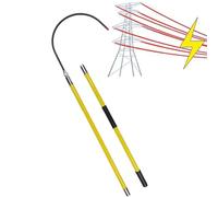 ExoticaBlend Outils De Sécurité Électrique Crochets De Sauvetage, Perche De Traction De Sauvetage Isolée Haute Tension pour Les Réparations De Véhicules À Énergie Nouvelle,Yellow-2m/6.5ft