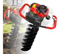 ExoticaBlend Perceuse à Tarière à Essence, 4 Temps, Pelle à Trous pour Clôtures, Plantations et Travaux de Construction 12cm